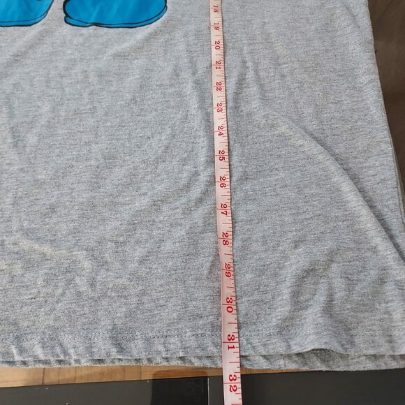 Disney Patriotic Mickey  Mouse Smile Pose Heather Gray Men's Size 2XL - Picture 7 of 7